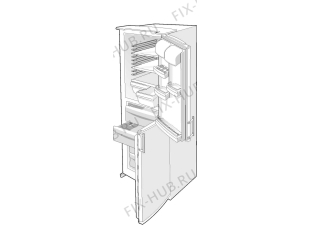 Холодильник Belling BK55SS (136218, HZDS2526) - Фото